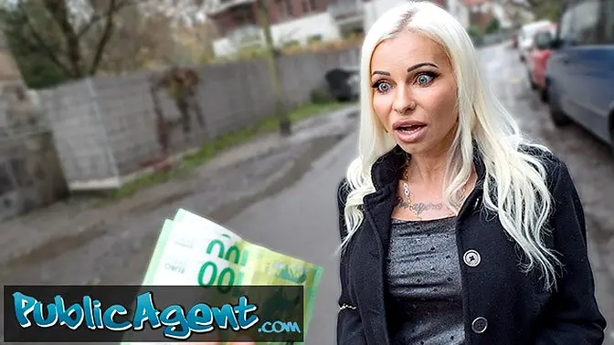 Charming red lingerie-clad MILF teacher takes huge dick in public