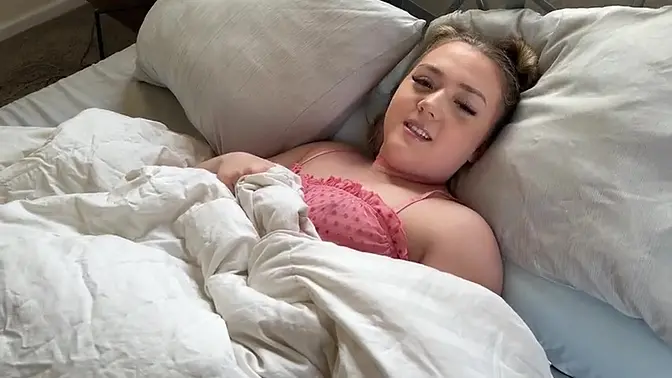 Stepdad's POV as attractive teenie rides him in missionary