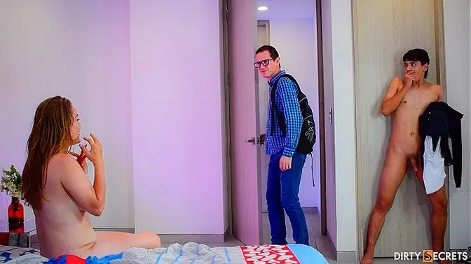 STEPSON DISCOVERS HIS STEPMOTHER BEING CHEATING AND MOUNTS HER TO TEACH HER A LESSON 