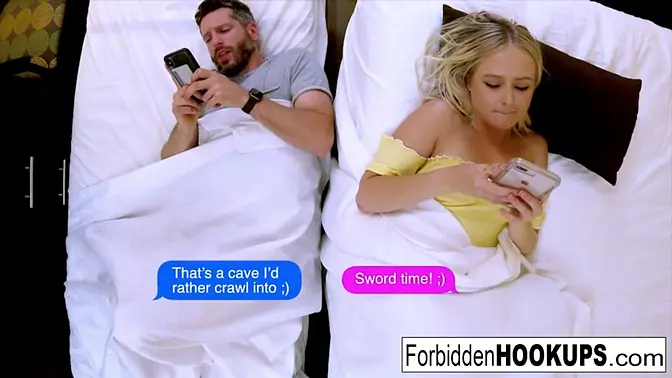 Natalia Queen sucks and bangs stepbro's huge cock