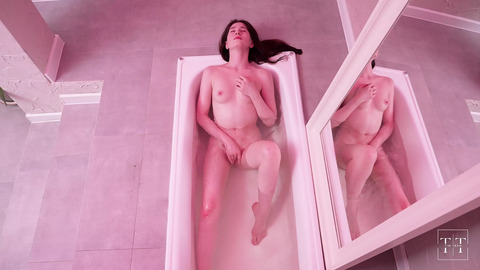 Steamy Bubbles Drenched Three-Some Frenzy Ignites Wicked Orgasmic Frenzy