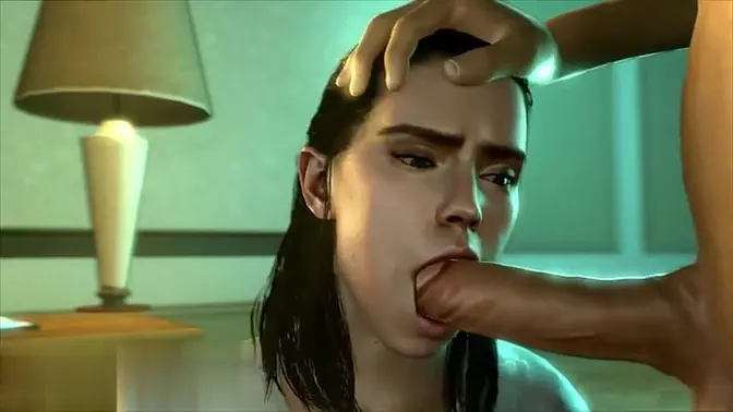 Zonkyster's 3D cartoon compilation - Slutty girl sucks huge cock