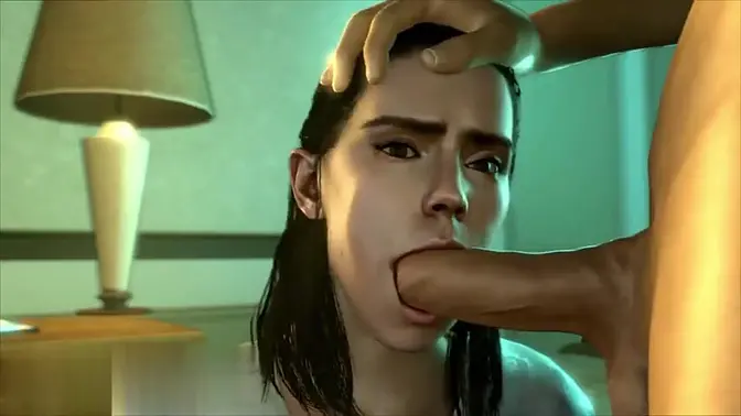 Zonkyster's 3D cartoon compilation - Slutty girl sucks huge cock