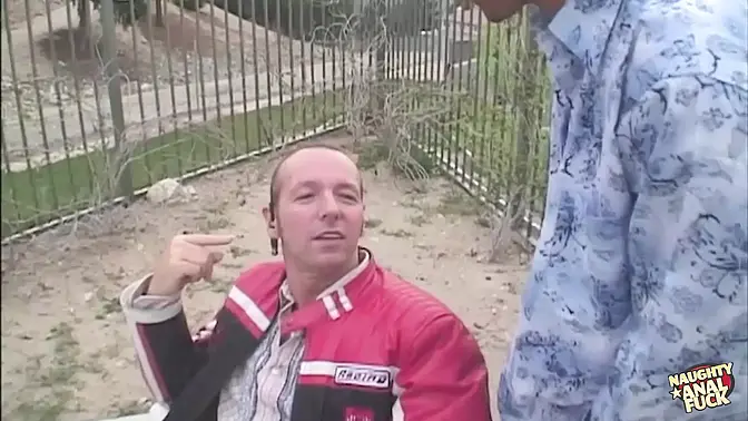 Brunette deepthroats two huge German dicks then receives brutal anal DP