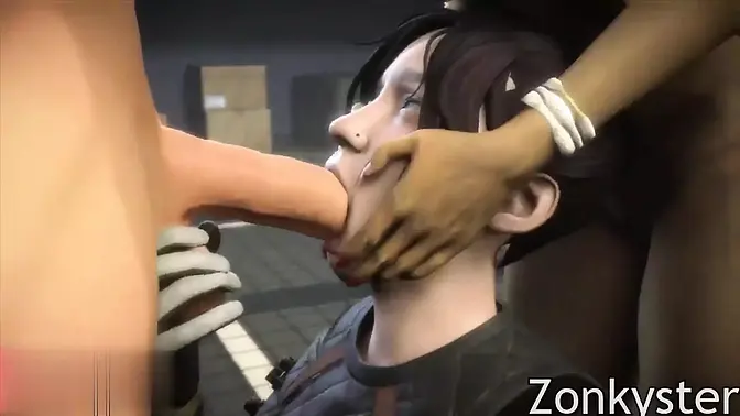 Zonkyster 3D Asian cartoon Compilation: Deepthroat & TittyFuck