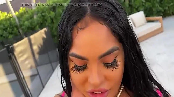 Sweet hell waiting as I fuck huge butt in pink lingerie