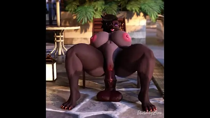 Animated Asian slut gets a 3D blowjob and fucks