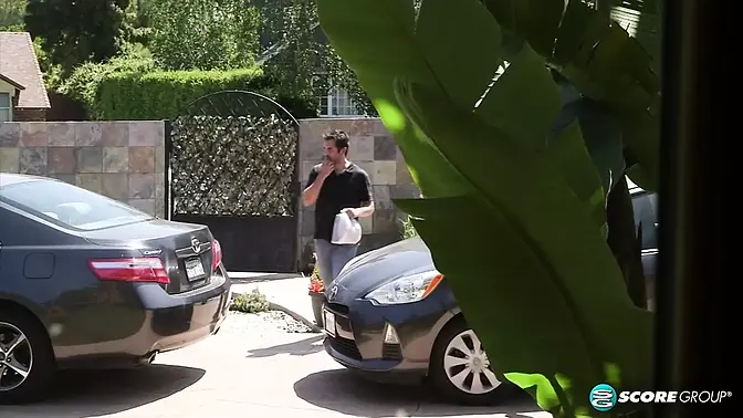 Blonde mature woman swallows cum after deep anal fuck