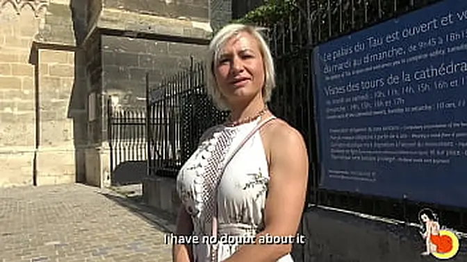 Busty blonde milf gets her ass fucked hard