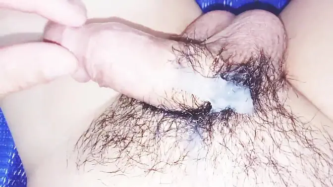 Young Japanese teen films herself getting fit and wet