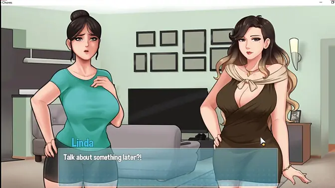 House Chores 3 - Babysitter with huge Tits