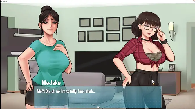 House Chores 3 - Babysitter with huge Tits