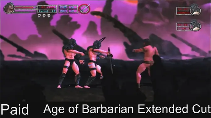 Barbarian dude gets his meat pounded in RPG steam game
