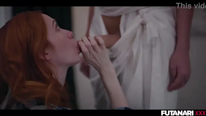 Sculptor's GF has her perfect tits and pussy devoured