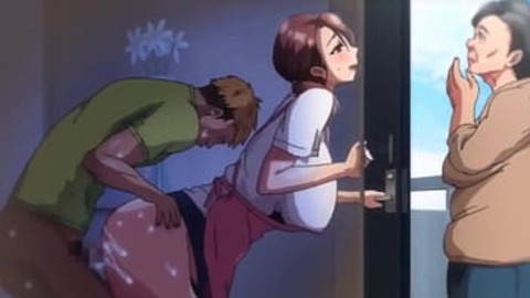 Hot Mommy Masturbating After Found Stepson's Porn Collection Under The Bed - Animation