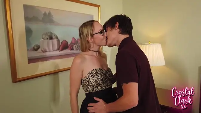 Naughty stepmom saves prom night with a bang