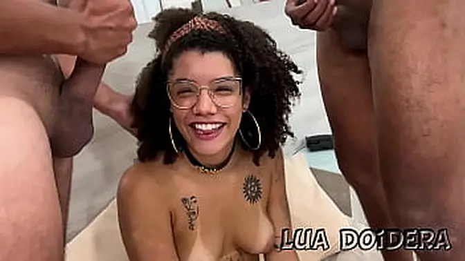 I invited my friends over for a threesome with my husband; we all shared cum