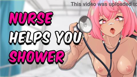Dirty Nurse Assists in Bathing