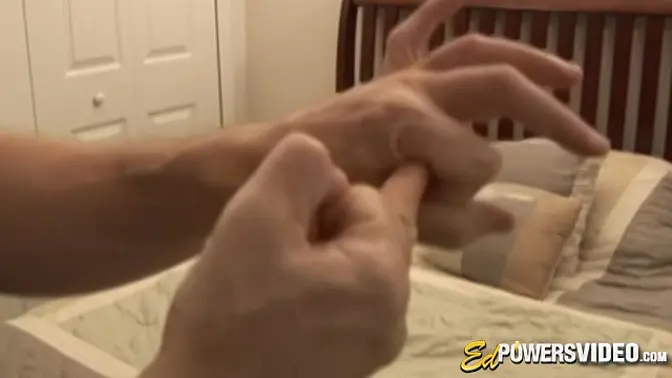 Amateur brunette teen with big natural tits bangs on her cute butt