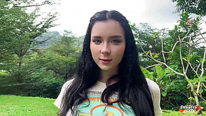 Wild Beauty Rough Fucks &mdash;  Deepthroat and Gets Oral Creampie - Public Nudity