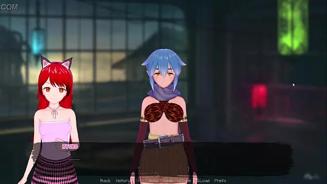Monster girl seduces in animated tower playthrough