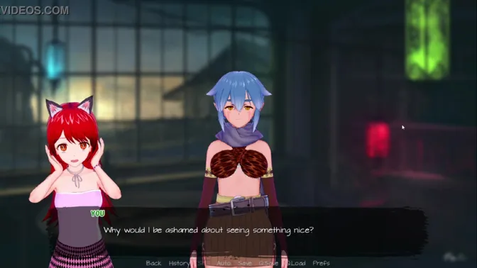 Monster girl seduces in animated tower playthrough