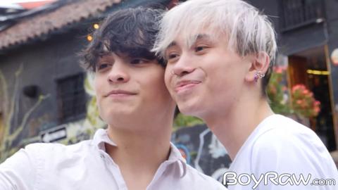 Tall twink Luis Angel gets fucked hard by Junior Jones