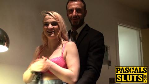 Hard cock🍆 pleasures a young blonde slut with rough &mdash;  intense sex