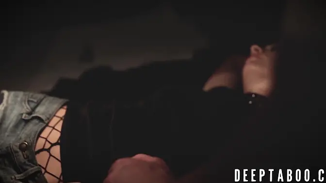 Young girl with small tits gets savagely fucked bareback