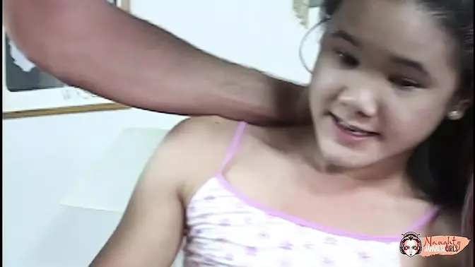 Ashley Blue and a slim Oriental share rough anal sex in a wild foursome