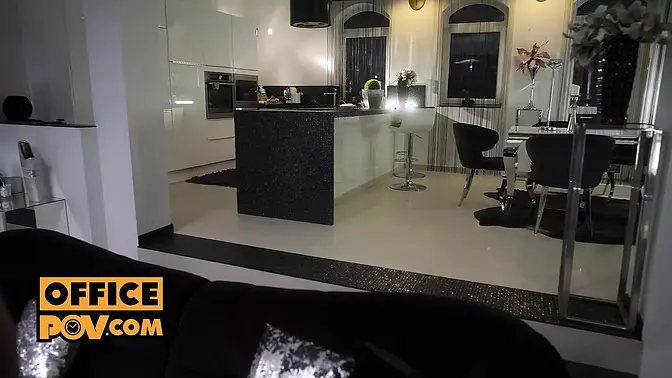 SELF PERSPECTIVE - Alluring blonde MILF Shalina Devine and delicious thin sweety Geisha Kyd in trio