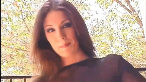 Brandy Lyons goes wild outdoors, sucks cock🍆, toys with butt🍑