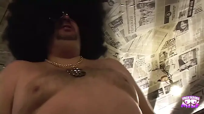 Stunning blonde girls have big cocks in their pink tacos at a bar