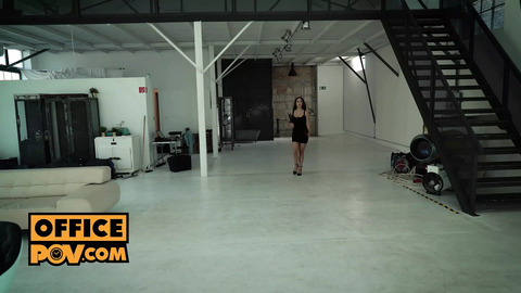 Point of View - Watching Curvy Hispanic Babe Ginebra Bellucci Get Screwed by Boss
