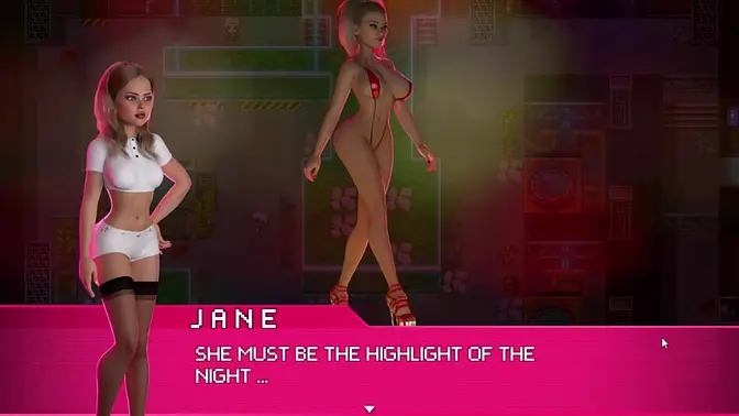 Hentai Hoes Dancing Naked at the Club