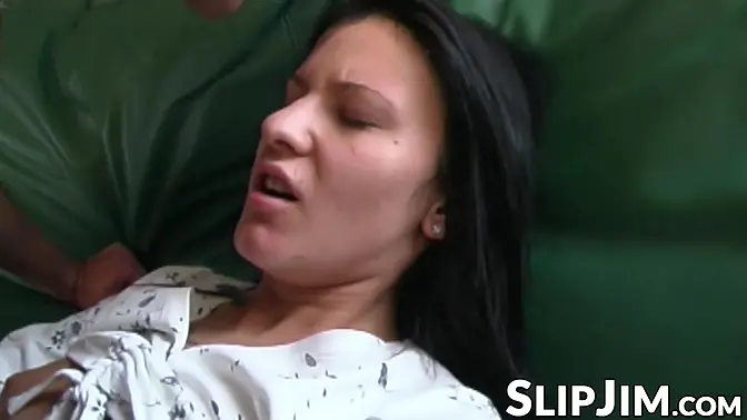 British classy guy sticks his big cock in his gorgeous coworker