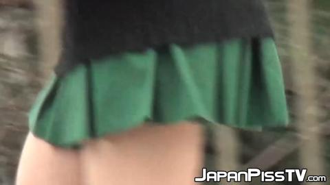 Voyeur video of Japanese girls pissing in public toilet