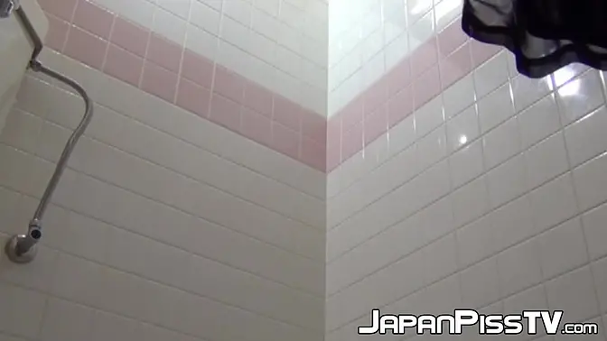 Innocent Japanese schoolgirls caught peeing in their panties on camera