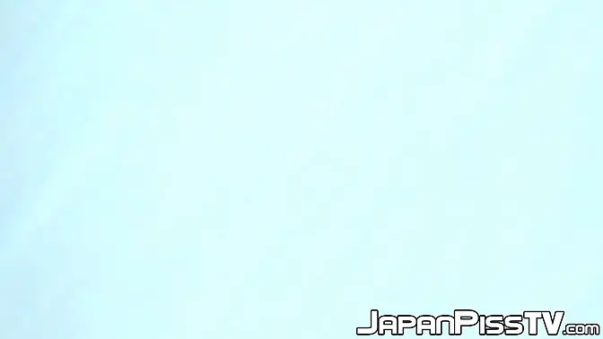 Couple of hairy pussy asian babes public peeing close up