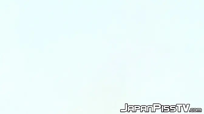 Japanese teen pees on the floor in public