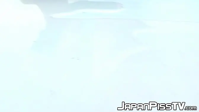 Japanese teen pees on the floor in public