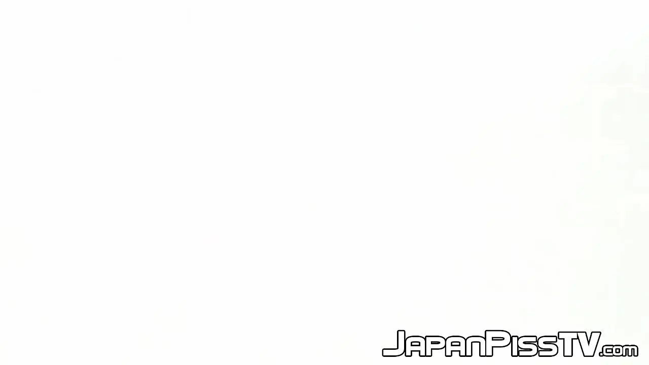 Brunette babe in lingerie peeing her pants