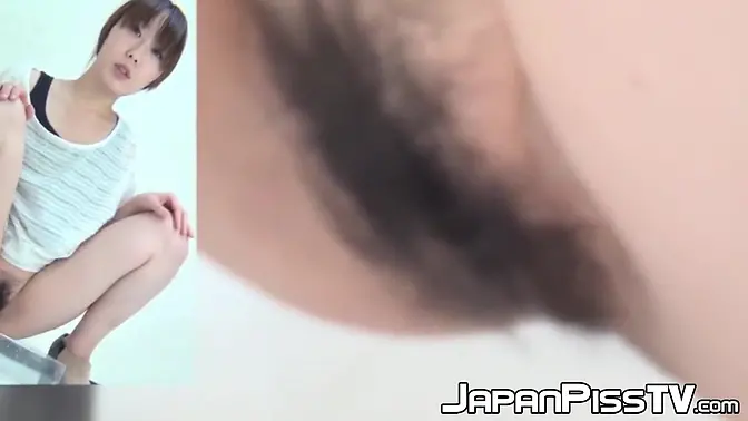 Japanese cuties pee hard in high heels and panties