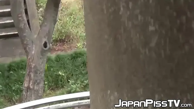 Japanese women are letting rivers of their piss on streets