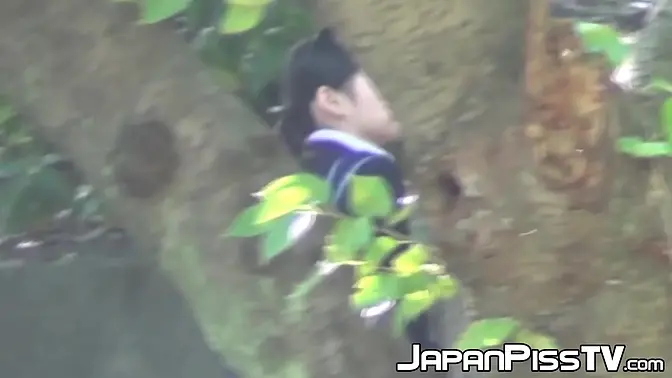 Hidden Cam Japanese Babe Pissing Outside