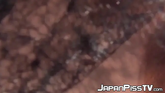 POV of deviant Japanese girls pissing outdoor from being unable to hold in anymore