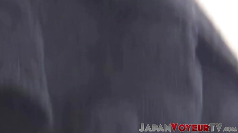 Stunning Japanese teen goddesses filmed in public by voyeur