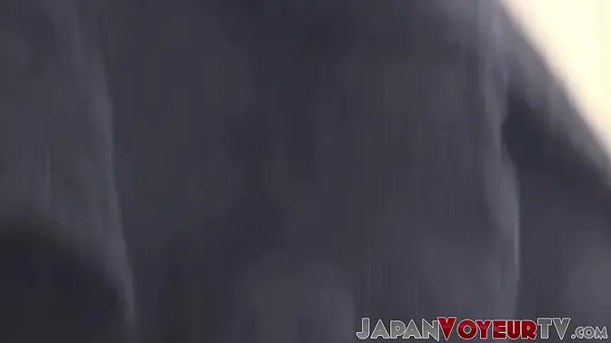 Asian goddess in lingerie caught by hidden camera