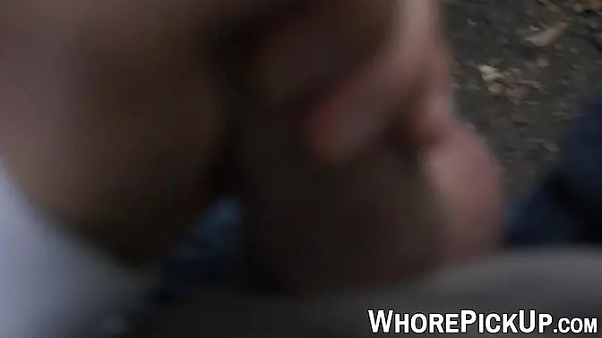 Hooker in stockings gets picked up and fucked hard