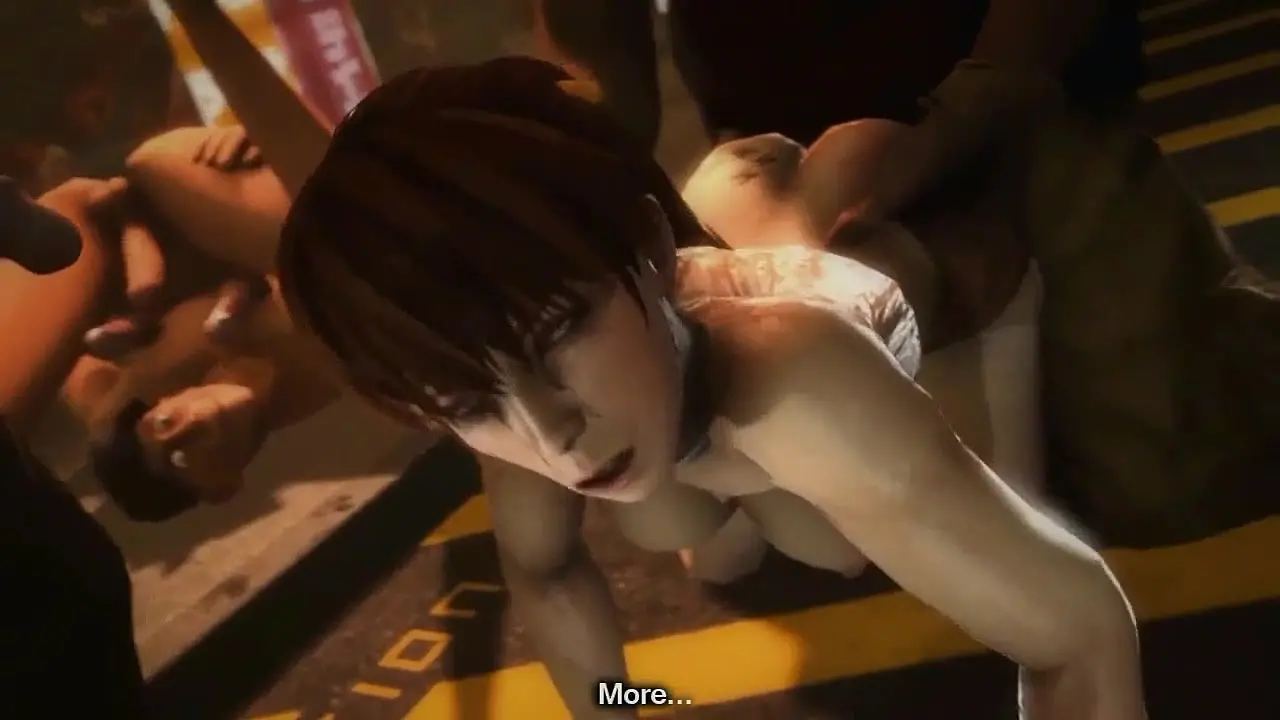 Big monsters fuck cute asian teenager in 3D cartoon